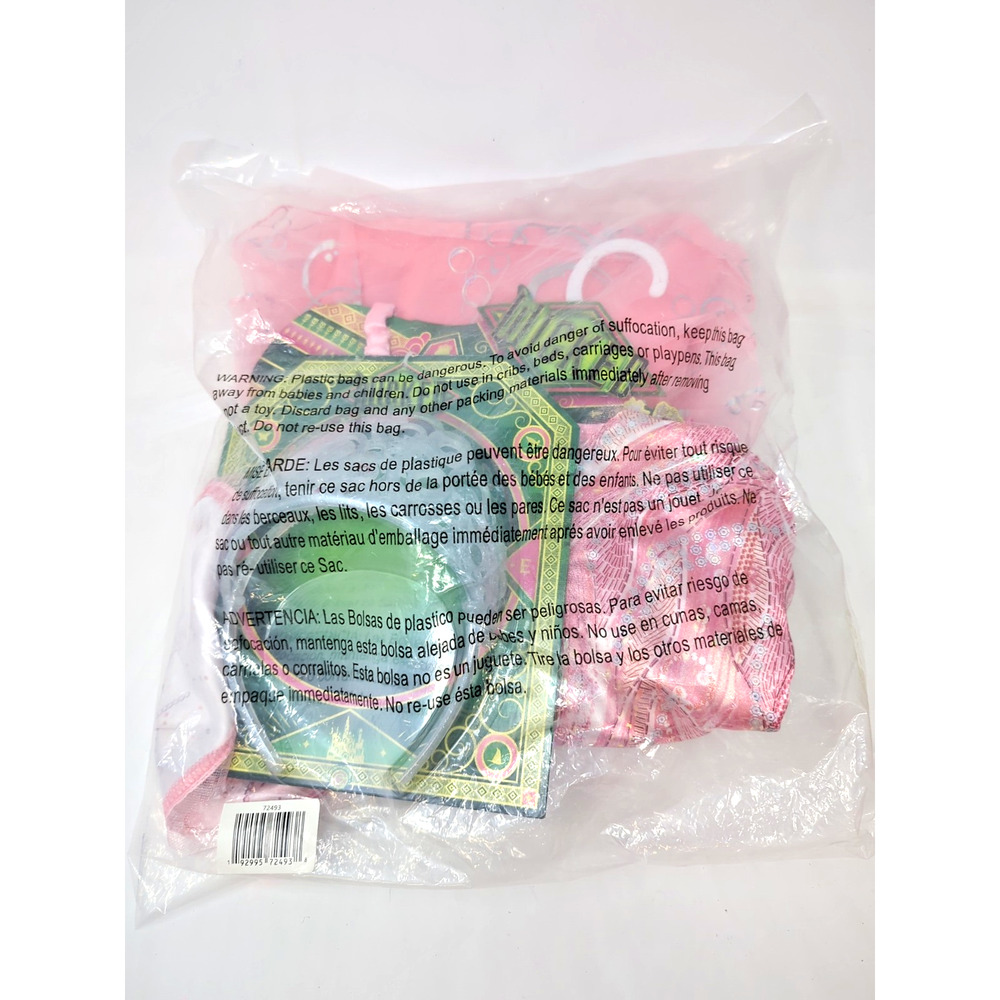 Rare version of Wicked Costume Glinda Pink crown tiara 4-6Y child BRAND NEW